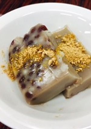 豆乳とあずきの寒天-レシピのメイン写真