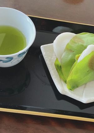 端午の節句✨手作り 米粉で作る柏餅-レシピのメイン写真