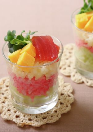 彩り鮮やか まるごと野菜のすし飯-レシピのメイン写真