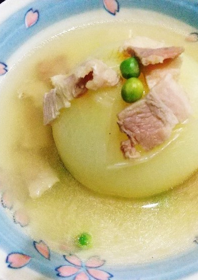 丸ごと新玉ねぎのスープ-レシピのメイン写真