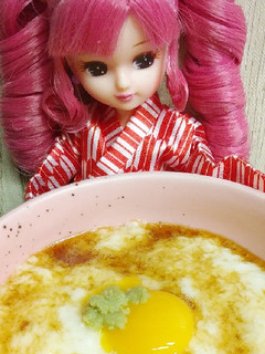 リカちゃん♡大和芋とろろ月見☽*:。.。-レシピのメイン写真