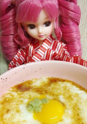 リカちゃん♡大和芋とろろ月見☽*:。.。-レシピのメイン写真
