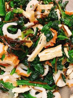 超簡単!一品料理!ほうれん草・塩昆布-レシピのメイン写真