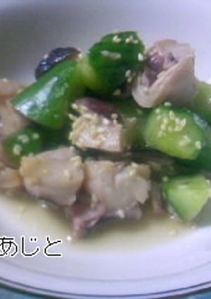 母の味☆たこきゅう～のゴマポン和え-レシピのメイン写真