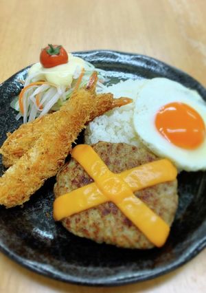びくドン風〜ディッシュサラダ添え-レシピのメイン写真