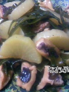 圧力鍋で柔らか♪タコ頭と大根の昆布の煮物-レシピのメイン写真