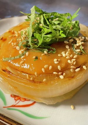 新玉ねぎの白味噌田楽-レシピのメイン写真