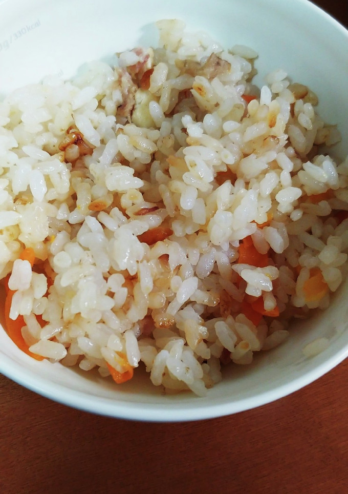 やきとり缶と鍋だしの炊き込みご飯-レシピのメイン写真