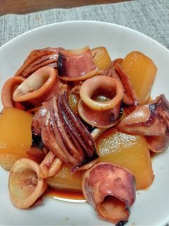 いかと大根の煮物-レシピのメイン写真