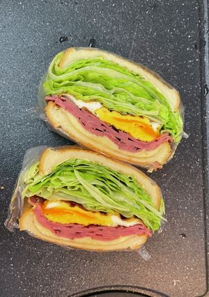 パストラミビーフサンド-レシピのメイン写真