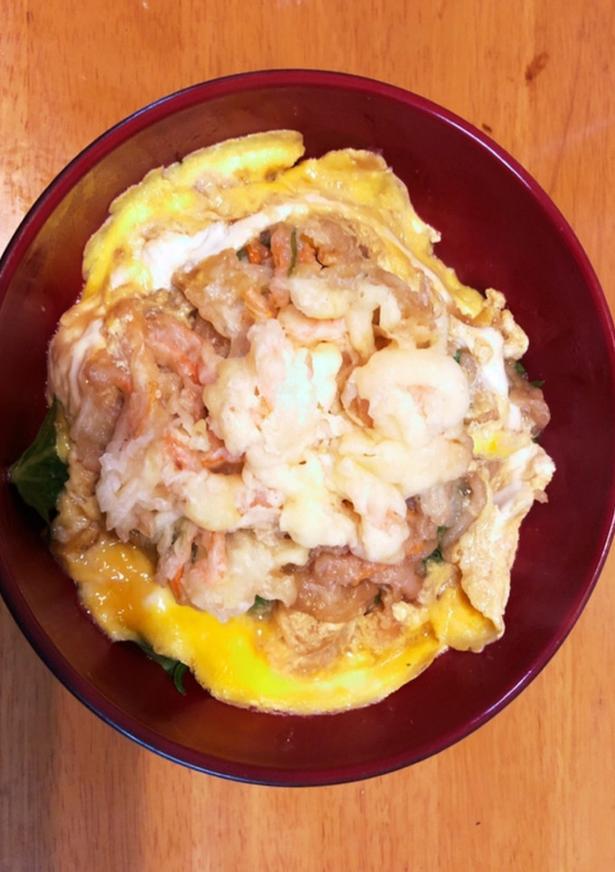 つゆだくかき揚げ卵丼-レシピのメイン写真