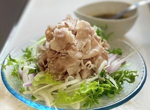 野菜いっぱい冷しゃぶポン酢サラダ-レシピのメイン写真