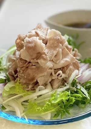 野菜いっぱい冷しゃぶポン酢サラダ-レシピのメイン写真