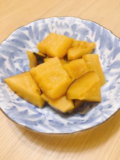 母のかぼちゃの煮付け-レシピのメイン写真