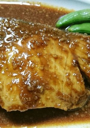 ブリのごま味噌煮-レシピのメイン写真