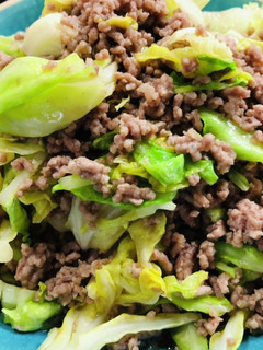 キャベツとひき肉炒め-レシピのメイン写真