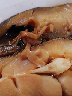 お料理のための清酒を使って魚の煮付け-レシピのメイン写真