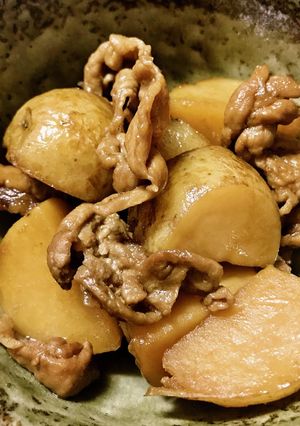 じゃがいもと豚こまのすきソース煮-レシピのメイン写真