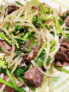 砂肝ともやしのタイ風炒め-レシピのメイン写真