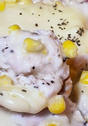 ササミチーズコーン入りレンチン-レシピのメイン写真