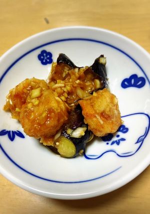 えびとなすの旨辛ネギだれ-レシピのメイン写真