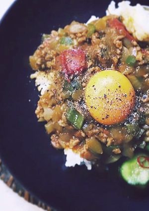 恋しくなる*挽肉と玉ねぎカレー-レシピのメイン写真