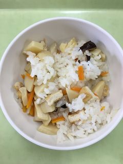 【保育園給食】たけのこごはん-レシピのメイン写真