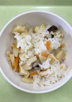 【保育園給食】たけのこごはん-レシピのメイン写真