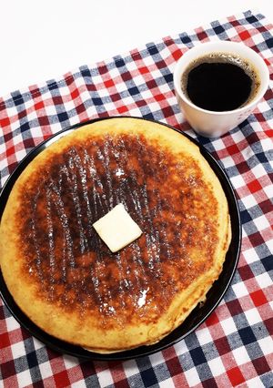 ダイエット中だけどいいよね♪ホットケーキ-レシピのメイン写真