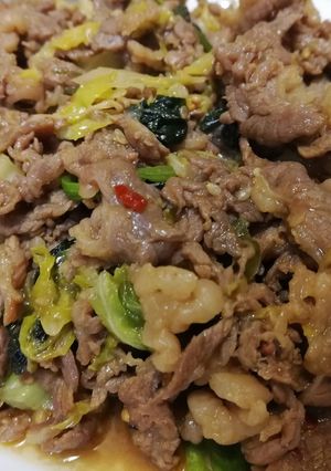 春キャベツ＆ほうれん草＆牛肉のプルコギ-レシピのメイン写真