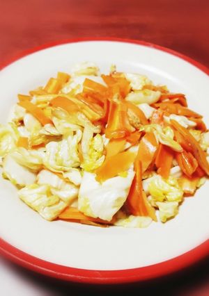簡単◎キャベツとにんじんの中華炒め-レシピのメイン写真