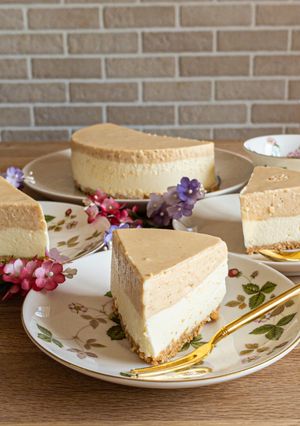 焼かずに簡単*キャラメルレアチーズケーキ-レシピのメイン写真