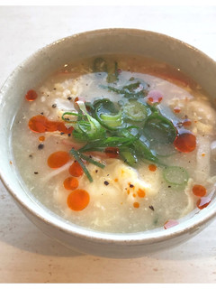 豆腐の酸辣湯麺風スープ-レシピのメイン写真