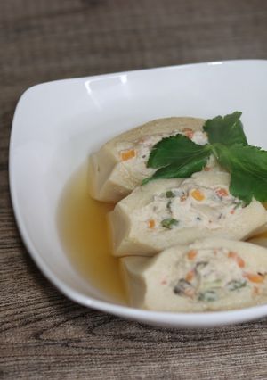 節約メニュー♪高野豆腐の鶏ミンチの煮物-レシピのメイン写真