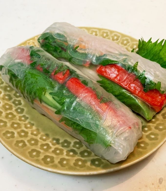 春巻き カニカマでお手軽 生春巻き by クックY9NFCE☆ 【クックパッド】 簡単