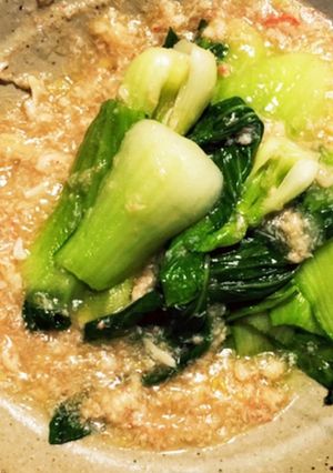 青梗菜のカニあんかけ-レシピのメイン写真