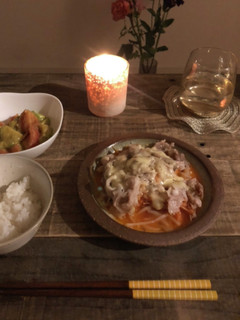 洗い物はお皿だけ!豚キムチーズ-レシピのメイン写真