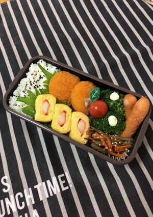 男子中学生弁当4/23のっけ弁当-レシピのメイン写真