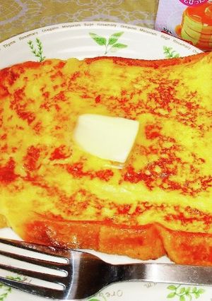 ひとりご飯　フレンチトースト-レシピのメイン写真