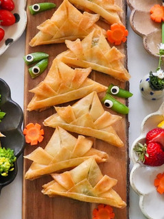 かぶとの春巻き 子供が大好きなチーズ入り-レシピのメイン写真