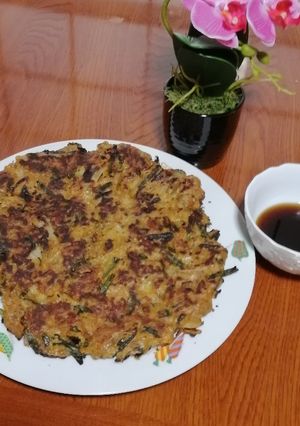餅チーズちぢみ-レシピのメイン写真