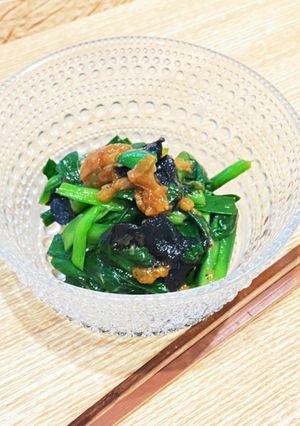 ニラの梅のり和え『きのう何食べ』#105-レシピのメイン写真