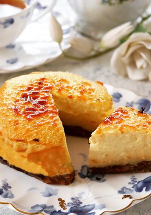 グルテンフリー♡生米の濃厚チーズケーキ-レシピのメイン写真