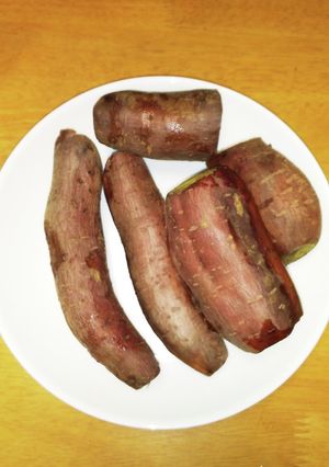 フライパンで焼き芋-レシピのメイン写真