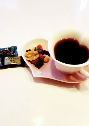 低糖質おやつ☆ナッツのハイカカオ添え♪-レシピのメイン写真