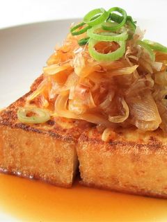 ポン酢と新玉ねぎと厚揚げ-レシピのメイン写真