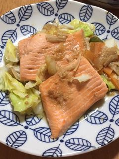 鮭のちゃんちゃん焼き-レシピのメイン写真
