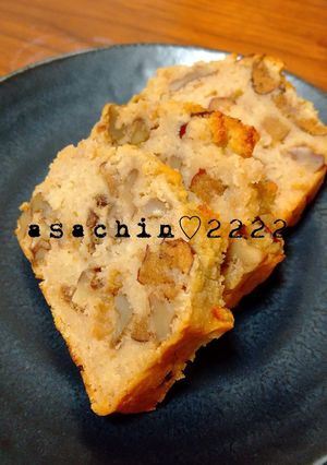 棗と胡桃のパウンドケーキ（覚書）-レシピのメイン写真