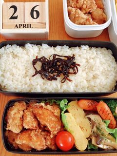 鶏ささみの唐揚げ弁当 21/4.26-レシピのメイン写真