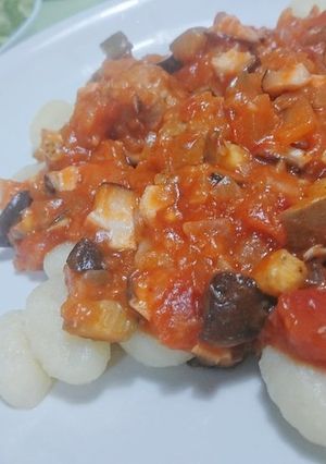 ハーブ香る肉団子♡トマトソースニョッキ-レシピのメイン写真